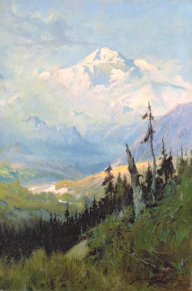 An Autumn Day, Mt. McKinley a Sidney Laurence