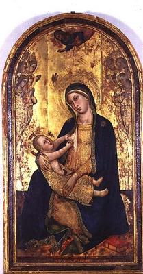 Madonna and Child (tempera on panel) a Silvestro dei Gherarducci