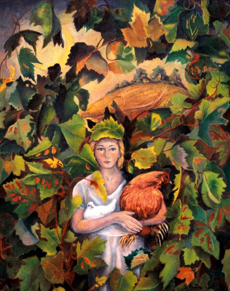 Ceres, 2002 (oil on canvas) 