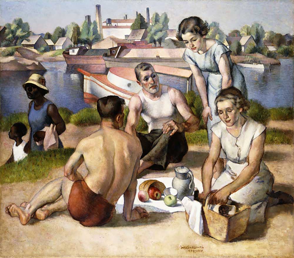 The Picnic, 1934-1935 a Simka Simkhovitch
