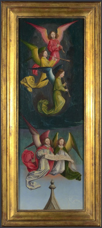 A Choir of Angels (from the St Bertin Altarpiece) a Simon Marmion