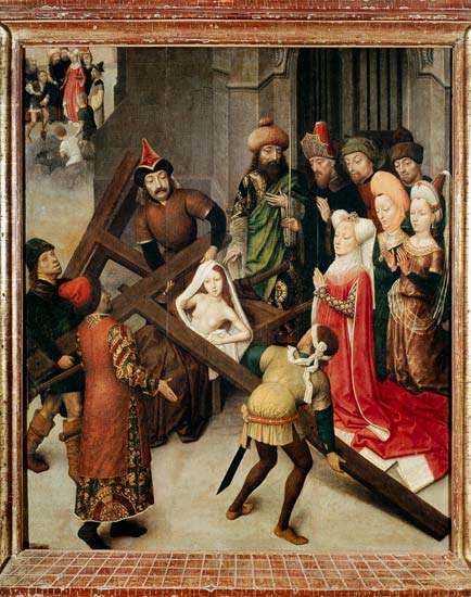 St. Helena and the Miracle of the True Cross a Simon Marmion
