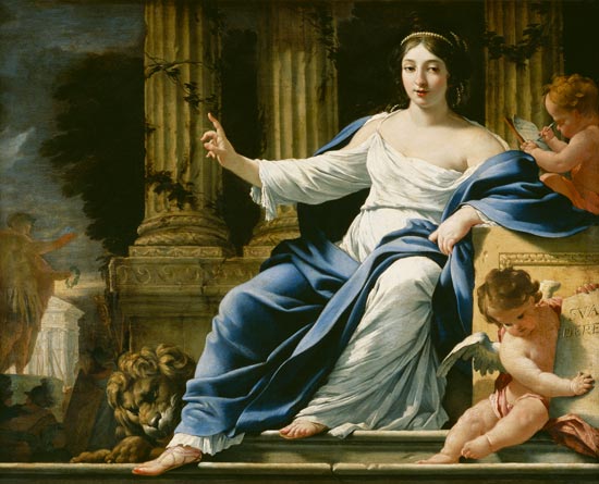 Polymnia, the Muse of Eloquence a Simon Vouet