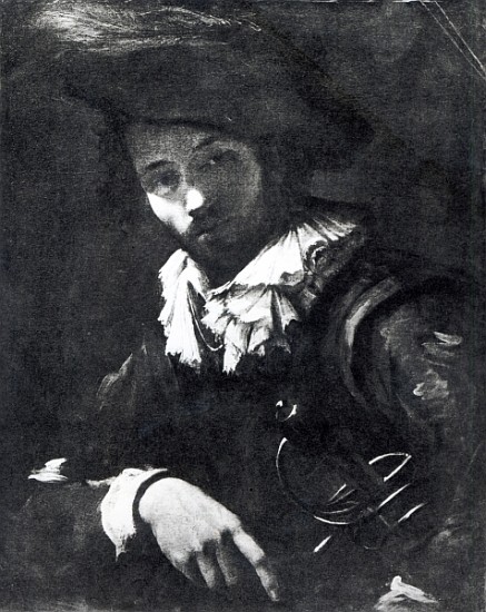 Portrait of a mercenary, 1621-25 a Simon Vouet