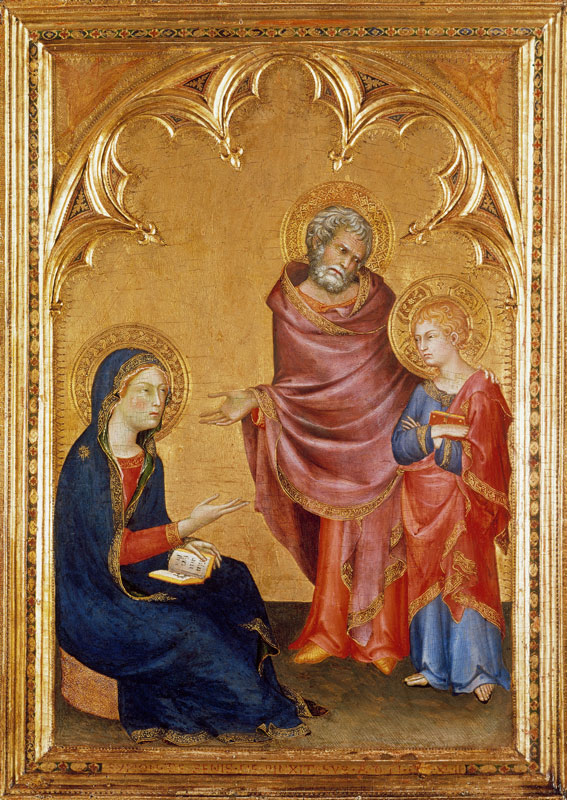 Jesus in the Temple a Simone Martini