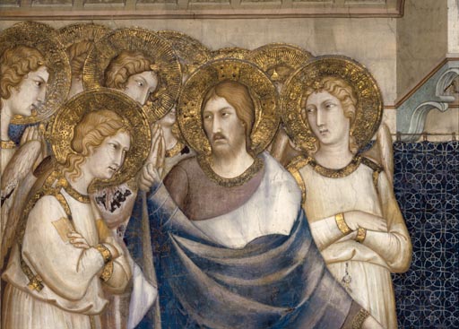 Christus erscheint dem hl. Martin von Tours im Traum a Simone Martini