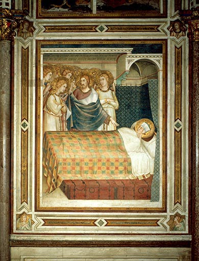 Christus erscheint dem hl. Martin von Tours im Traum a Simone Martini