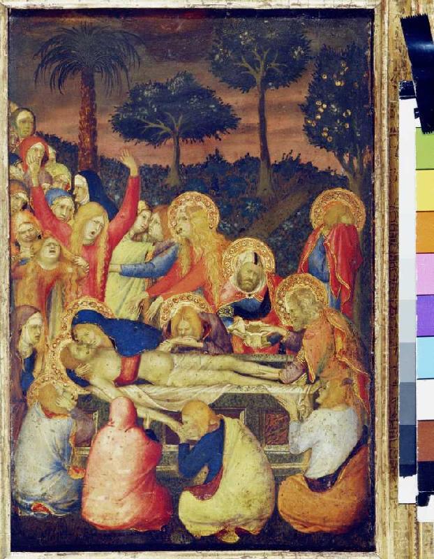 The burial Christi. a Simone Martini