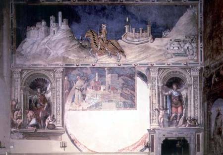 Guidoriccio da Fogliano (fresco) a Simone Martini