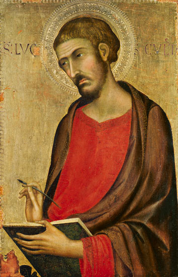 St. Lukas. a Simone Martini