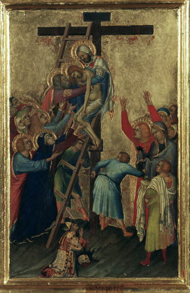 Deposition from Cross a Simone Martini