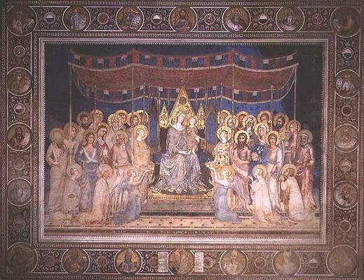 Maesta, 1315 (fresco) a Simone Martini
