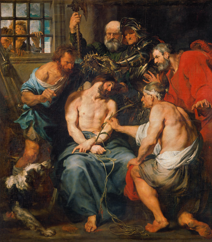 The thorn coronation Christi. a Sir Anthonis van Dyck