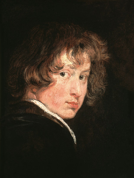 Youthful self-portrait a Sir Anthonis van Dyck