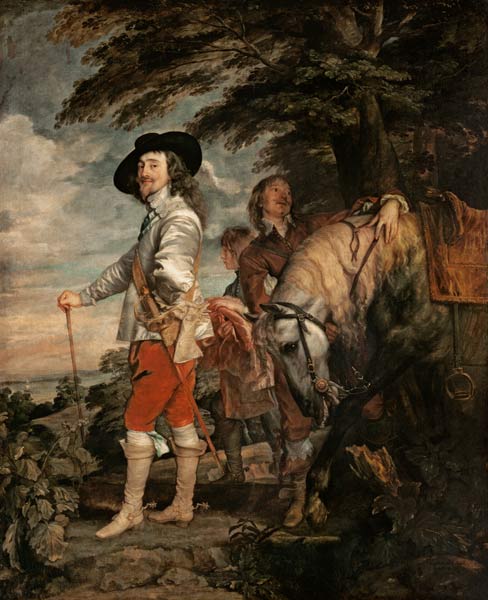 Karl I. a Sir Anthonis van Dyck