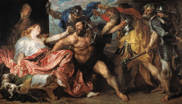 The Arrest of Samson a Sir Anthonis van Dyck