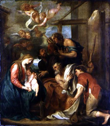 Adoration of the Shepherds a Sir Anthonis van Dyck