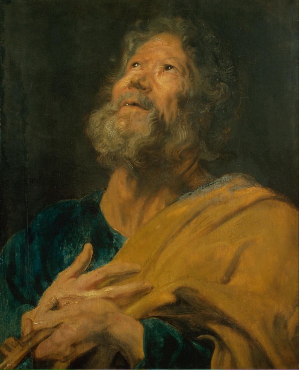 Peter the Apostle a Sir Anthonis van Dyck