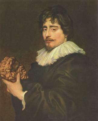 The sculptor Francois Duquesnoy a Sir Anthonis van Dyck