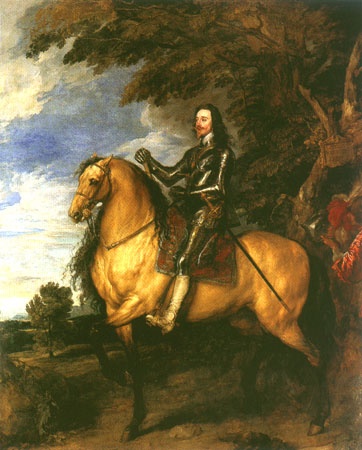 Charles L . to horse a Sir Anthonis van Dyck