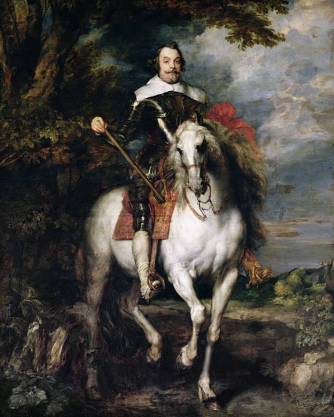 Equestrian Portrait of Don Francisco de Moncada (1586-1635) a Sir Anthonis van Dyck