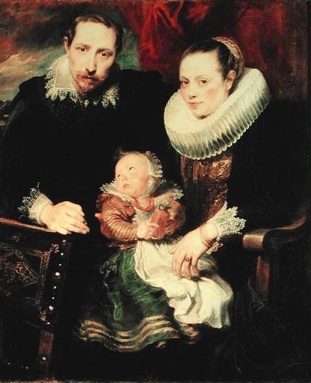 A Family Portrait a Sir Anthonis van Dyck