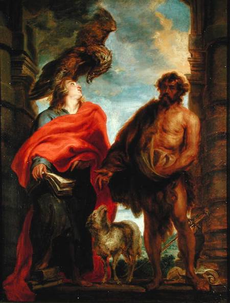 St. John the Baptist and St. John the Evangelist a Sir Anthonis van Dyck