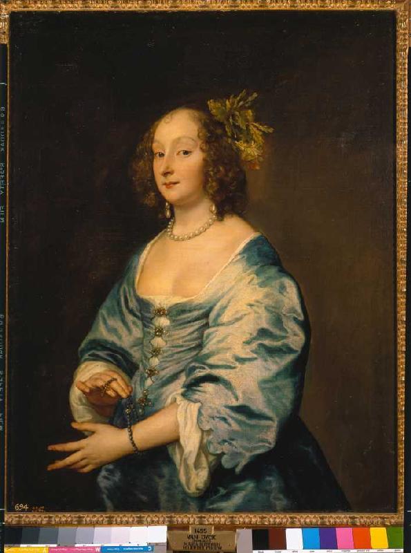 Maria Ruthwein, the wife of the painter. a Sir Anthonis van Dyck