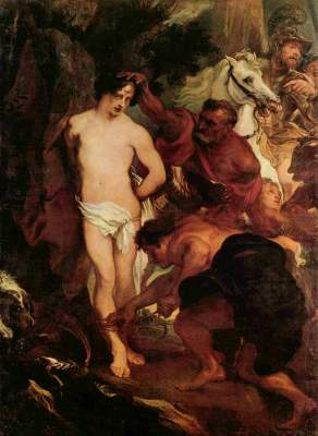 Martyrdom of Saint Sebastian a Sir Anthonis van Dyck