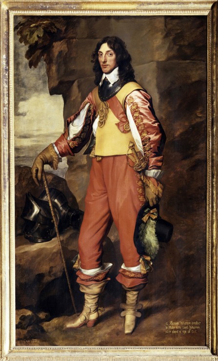 Portrait of Sir Thomas Wharton a Sir Anthonis van Dyck