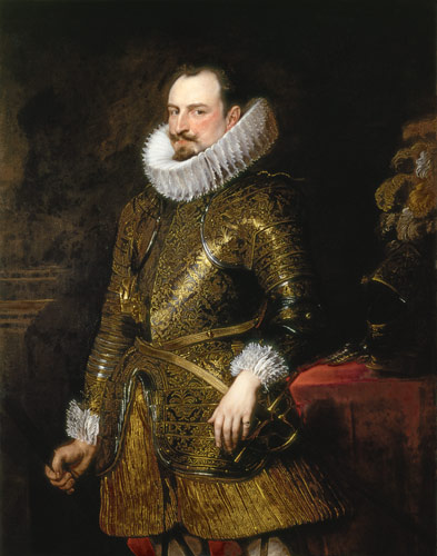 Portrait of Emmanuel Philibert a Sir Anthonis van Dyck
