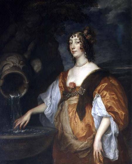 Portrait of Lucy Percy a Sir Anthonis van Dyck