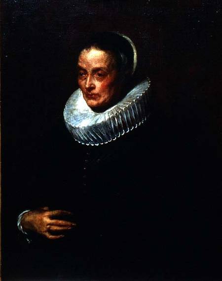 Portrait of the mother of the artist Justus Sustermans a Sir Anthonis van Dyck