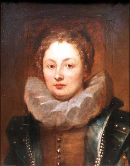 Portrait of a noblewoman a Sir Anthonis van Dyck