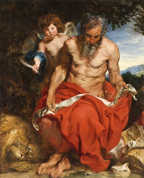 Saint Jerome a Sir Anthonis van Dyck