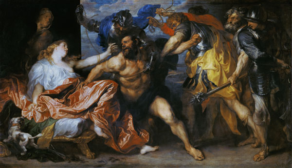 Samson and Delilah a Sir Anthonis van Dyck