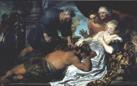 Samson and Delilah a Sir Anthonis van Dyck