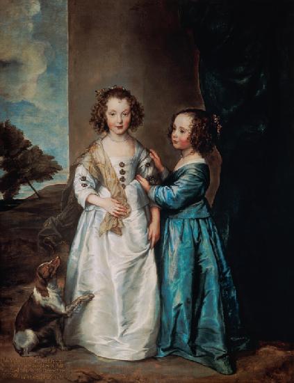 Portrait of Elizabeth and Philadelphia Wharton