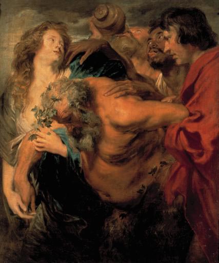 Der trunkene Silen a Sir Anthonis van Dyck