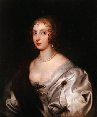 Lady Elizabeth Stuart (oil on canvas) a Sir Anthony van Dyck