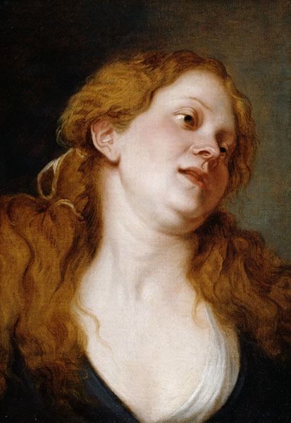 The Penitent Magdalen (oil on canvas) a Sir Anthony van Dyck