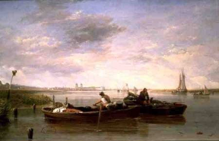 The Thames Below Greenwich a Sir Augustus Wall Callcott