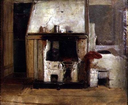 A Kitchen Hearth a Sir David Wilkie