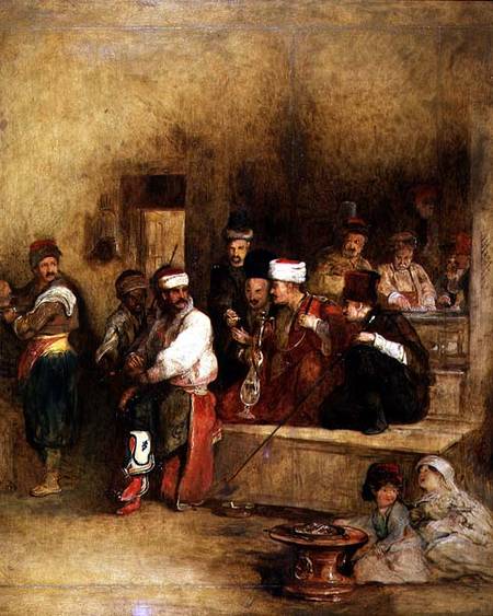 A Tartar Messenger Narrating the News of the Victory of St. Jean D'Acre a Sir David Wilkie