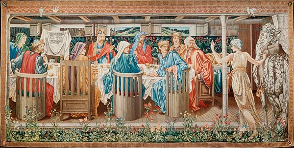 King Arthur , Round Table a Sir Edward Burne-Jones