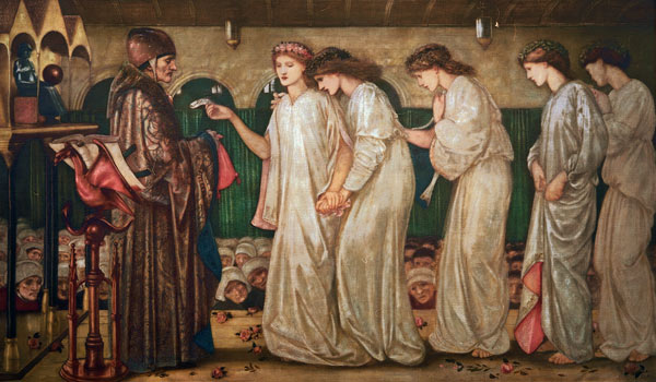 Prinzessin Sabra zieht das Los a Sir Edward Burne-Jones
