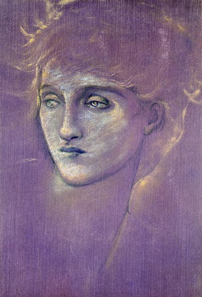 Head of a Woman a Sir Edward Burne-Jones