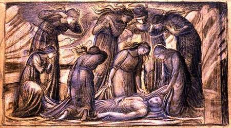 The Death of Orpheus a Sir Edward Burne-Jones