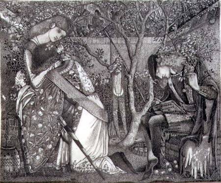 The Knight's Farewell a Sir Edward Burne-Jones