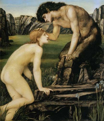 Pan and Psyche a Sir Edward Burne-Jones
